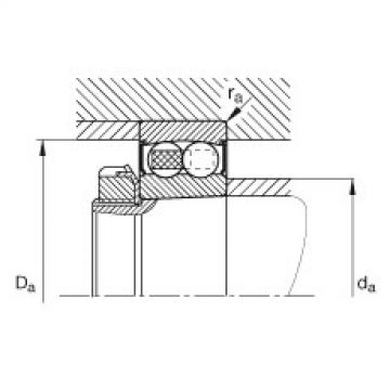 FAG Self-aligning ball bearings - 2205-K-2RS-TVH-C3