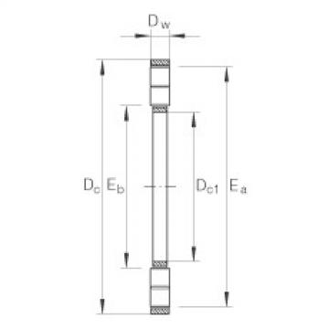 FAG Axial cylindrical roller and cage assembly - K89432-M