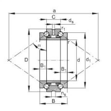 FAG Axial angular contact ball bearings - 234409-M-SP