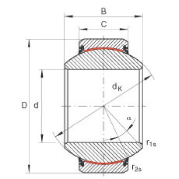 FAG Radial spherical plain bearings - GE220-FW-2RS