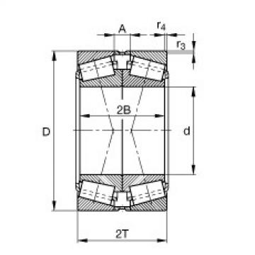 FAG Tapered roller bearings - 30217-A-DF-A200-250