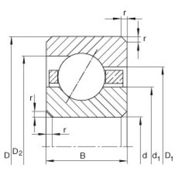 FAG Thin section bearings - CSEF080