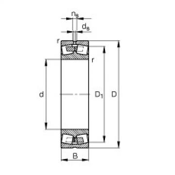 FAG Spherical roller bearings - 23040-E1A-XL-M