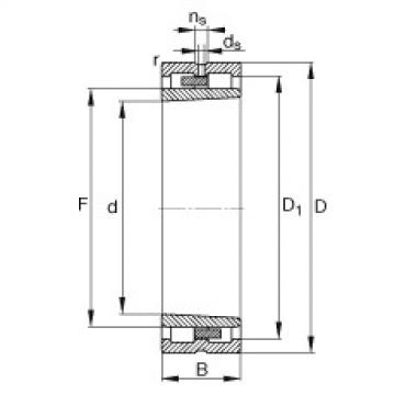 FAG Cylindrical roller bearings - NNU4938-S-K-M-SP