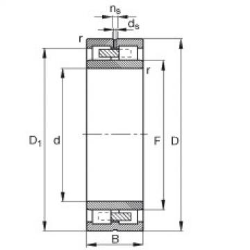 FAG Cylindrical roller bearings - NNU4938-S-M-SP