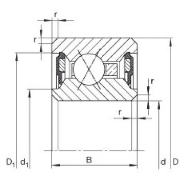 FAG Thin section bearings - CSXU080-2RS