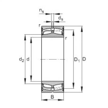 FAG Sealed spherical roller bearings - 24036-BE-XL-2VSR