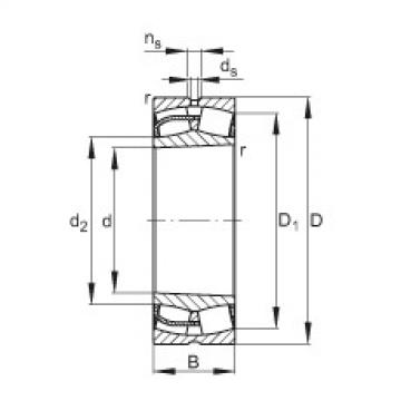 FAG Spherical roller bearings - 22240-BE-XL-K