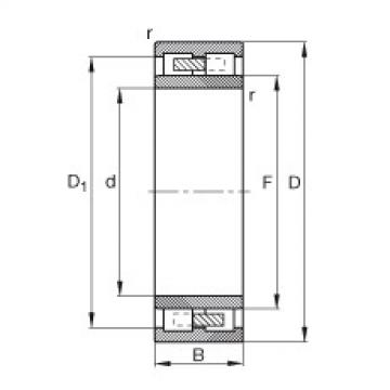 FAG Cylindrical roller bearings - NNU4140-M