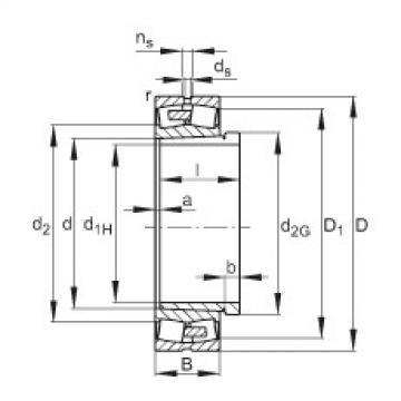 FAG Spherical roller bearings - 22352-BEA-XL-K-MB1 + AH2352G