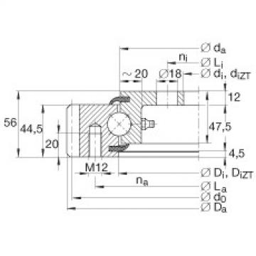 FAG Four point contact bearings - VLA200944-N