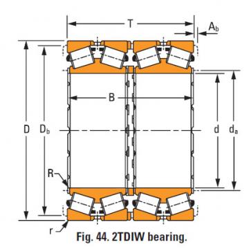 48680dgw 48620d Four-row tapered roller Bearings