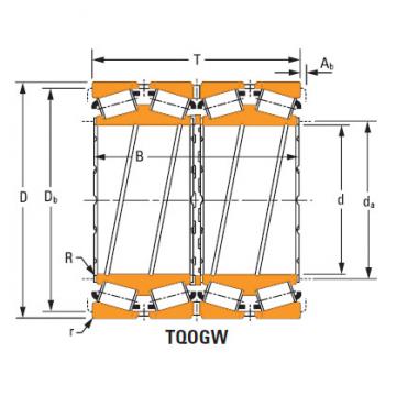 46791dw 46720 Four-row tapered roller Bearings