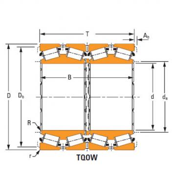 48680dgw 48620 Four-row tapered roller Bearings