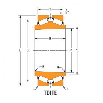 BR HH258249Td HH258210 Double-row tapered roller Bearings