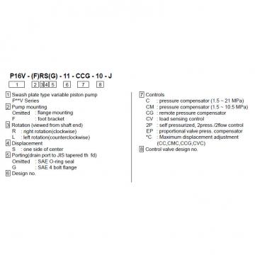 TOKIME piston pump P40VRS-11-CC-10-J