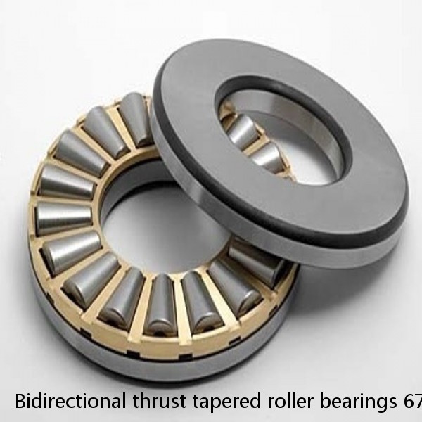 Bidirectional thrust tapered roller bearings 670TFD9001