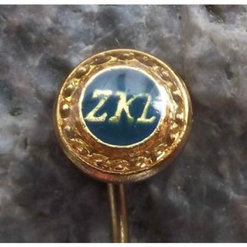 ZKL Sinapore Ball Bearing Company of Czechoslovakia Race &amp; Cage Advertising Pin Badge
