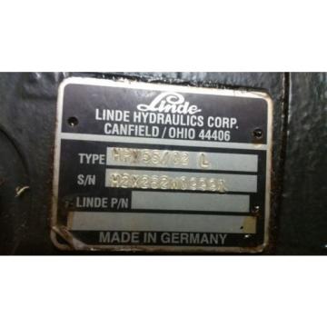 LINDE / EATON HPV55 HYDRAULIC PUMP