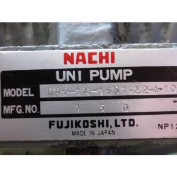 MEIDENSHA NACHI HYDRAULIC OIL PUMP MOTOR LTF70-NR PVS-1B-16N1-10 UPV-1A-16N1-2.
