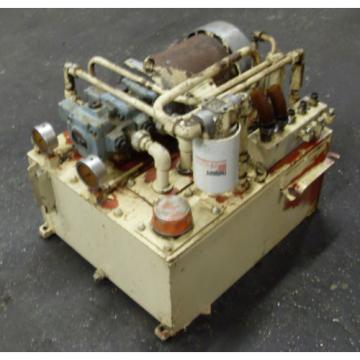 Nachi 2.2 kW 3HP Oil Hydraulic Unit 220V Nachi Pump VDR-11B-1A3-1A3-22 Used