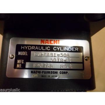 NACHI HYDRAULIC CYLINDER FJ-FAB1-50B-50TR-21 50mm BORE 50mm STROKE