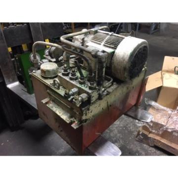 Nachi 2 HP 1.5kW Complete Hyd. Unit VDR-1B-1A2-21 UVD-1A-A2-1.5-4-1849A Used