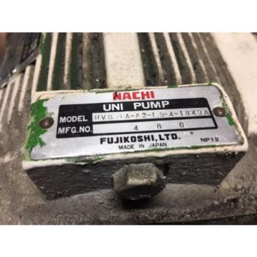 Nachi 2 HP 1.5kW Complete Hyd. Unit VDR-1B-1A2-21 UVD-1A-A2-1.5-4-1849A Used