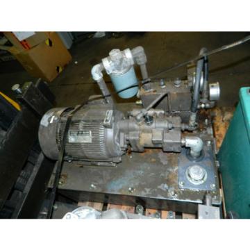 Nachi 3 HP 2.2 kW Hyd. Unit w/ Tank Nachi Uni Pump UPV-1B-22N1-2.2-4-Z-11