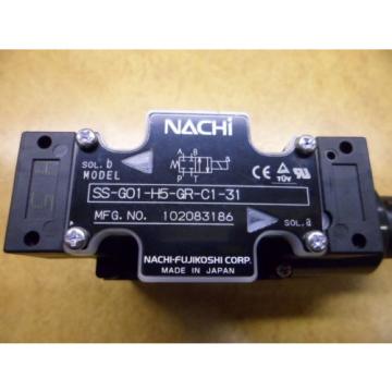 NACHI SS-G01-H5-GR-C1-31 HYDRAULIC SOLENOID VALVE AC110V MFG.NO.102083186