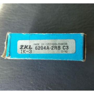 6204A-2RS C3 ZKL Ball Bearing