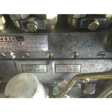 Komatsu WA320-5 Used Zexel Diesel Injection Pump 101609-3712 For Engine SAA6D102