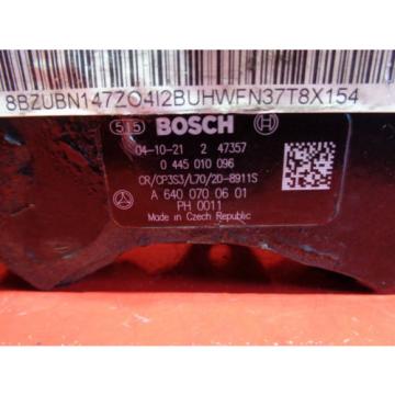 MERCEDES CLASSE A 180 CDI POMPE A INJECTION BOSCH REF A6400700601 0445010096