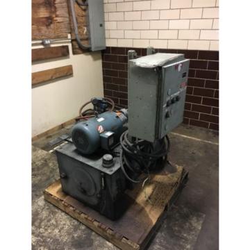 Hydraulic Tank Assembly W/ Baldor Motor &amp; Eaton Pump 7-1/2 Hp 3 Phase