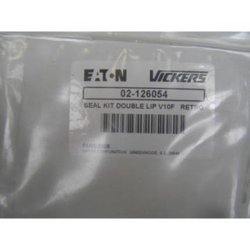 VICKERS POWER STEERING PUMP EATON SEAL KIT 02-126054 DOUBLE LIP V10F RETRO