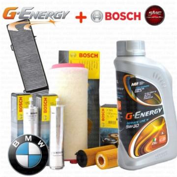 INSPEKTIONSKIT ÖL G-ENERGY 5W30 7LT 4 FILTER BOSCH BMW 5 E39 530D 135 KW