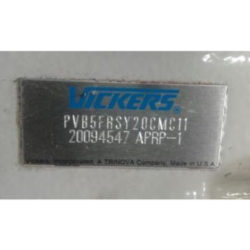 Vickers axial piston pump PVB5FRSY20GMC11 toshiba motor JEC-2137-2000