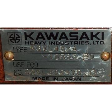 KAWASAKI K3VL45/A-10RSS-P0 SWASH-PLATE AXIAL PISTON PUMP