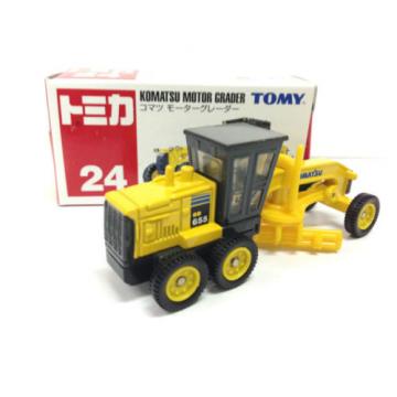 JAPAN TOMY TOMICA NO.24 KOMATSU MOTOR GRADER CONSTRUCTION TRUCK