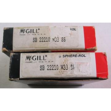 McGill SB-22210-W33-SS Spherical Roller Bearing SPHERE-ROL®