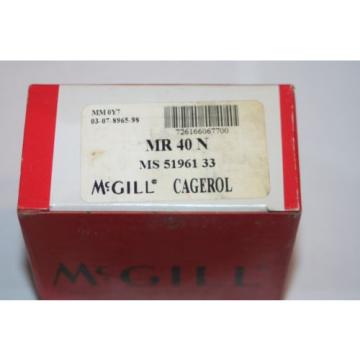 McGill MR-40-N Needle Roller Bearing MR40-N    condition