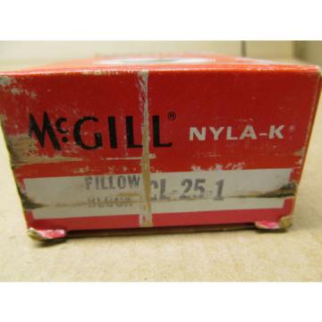 1  MCGILL CL-25-1 CL251 CL25-1 PILLOW BLOCK BEARING 1&#034;