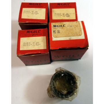 4  MCGILL MI-16 INNER RACE BEARINGS