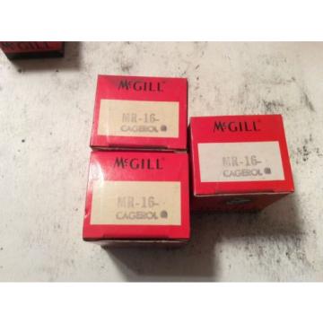 3-McGILL /bearings #MR-16 30 day warranty free shipping lower 48