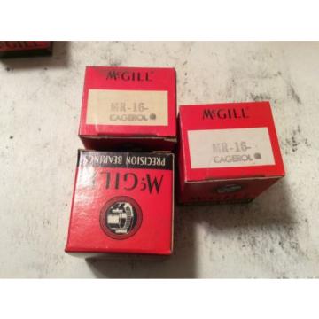 3-McGILL /bearings #MR-16 30 day warranty free shipping lower 48