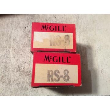 2-MCGILL /bearings #RS-8  30 day warranty free shipping lower 48