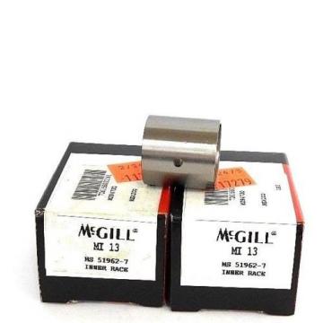 2  MCGILL MI-13 INNER RACE BEARINGS .8125X1.5X1INCH MI13