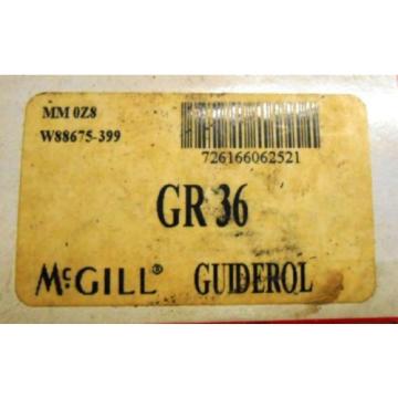 MCGILL PRECICION BEARINGS GR 36 GUIDEROL 3&#034; OD