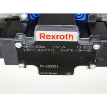 Rexroth R901325866 / Vorsteuerventil 4WRTE -43=M=00 + R900723643 Invoice
