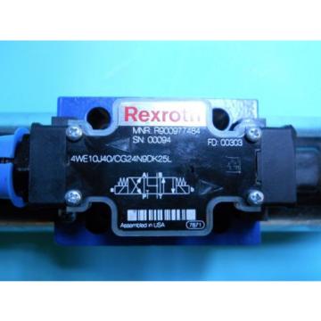 REXROTH R900977484 DIRECTIONAL CONTROL VALVE 4WE10J40/CG24N9DK25L  NO BOX